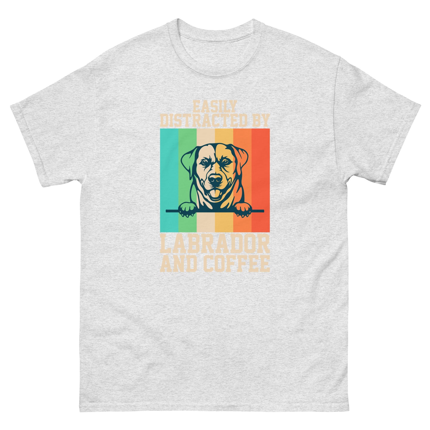 Easily Distracted By Labrador and Coffee T-Shirts