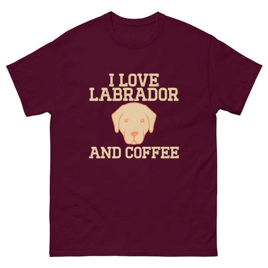 I Love Labrador and Coffee T-Shirts