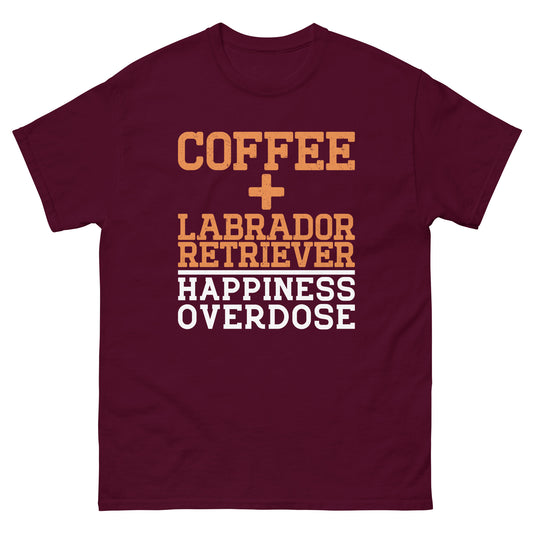 Coffee + Labrador Retriever T-Shirts