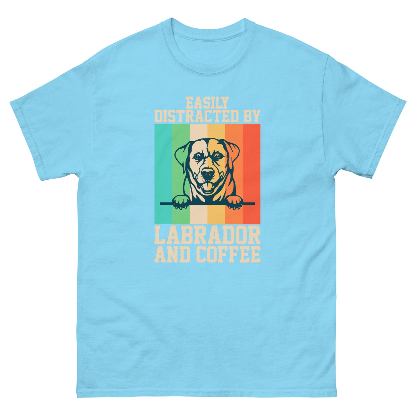 Easily Distracted By Labrador and Coffee T-Shirts