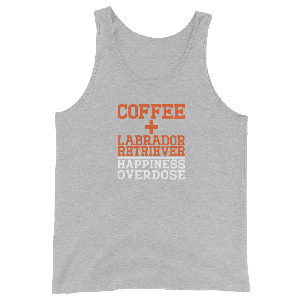 Coffee + Labrador Retriever Tank Top