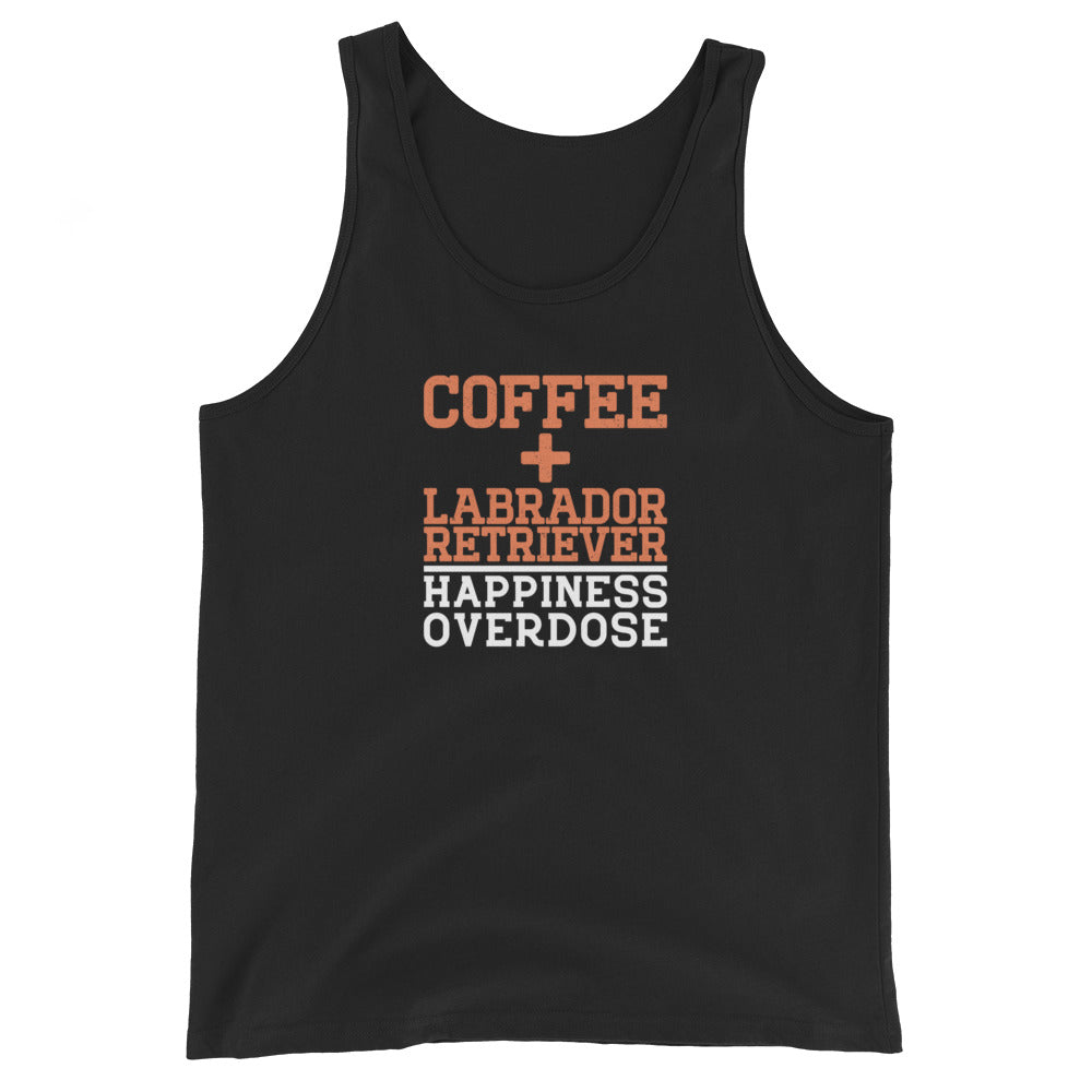 Coffee + Labrador Retriever Tank Top