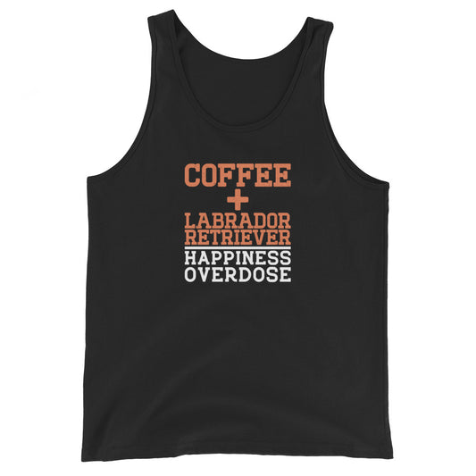 Coffee + Labrador Retriever Tank Top