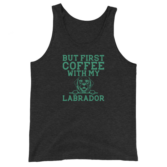 But First Coffee With My Labrador Tank Top