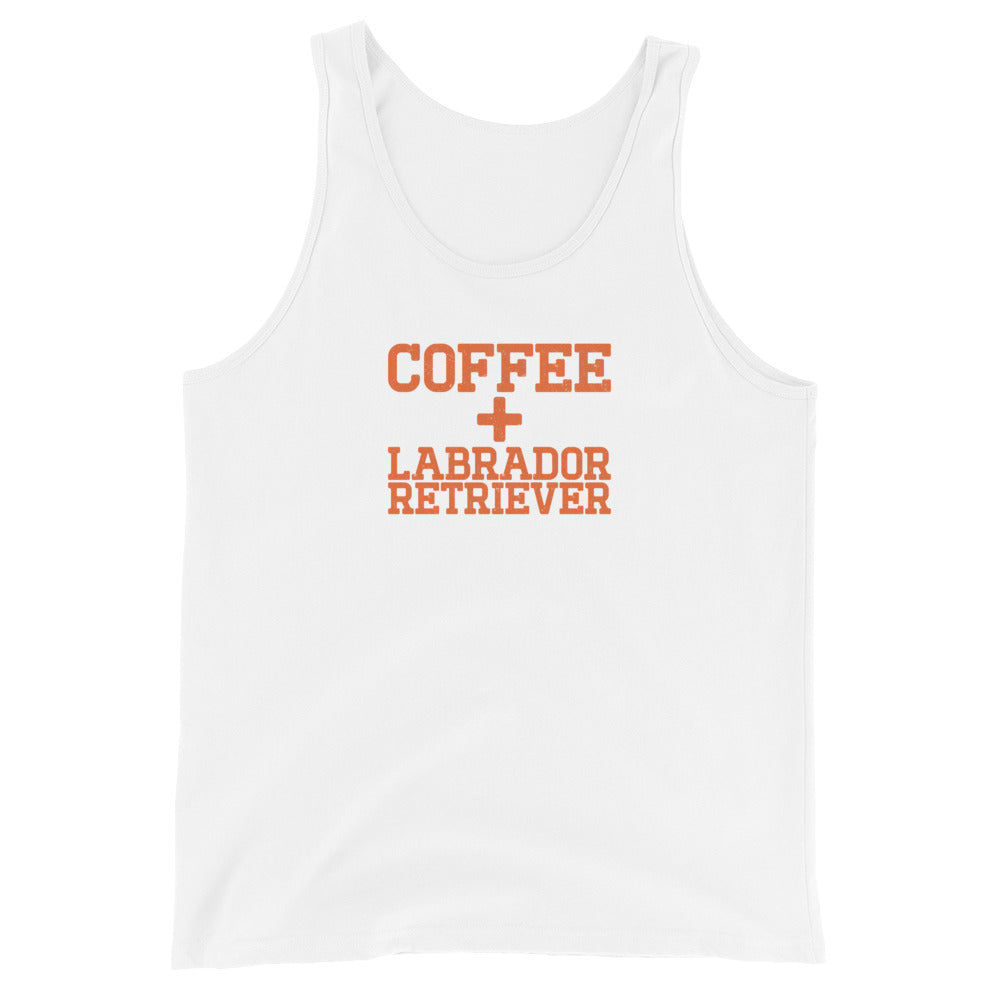 Coffee + Labrador Retriever Tank Top