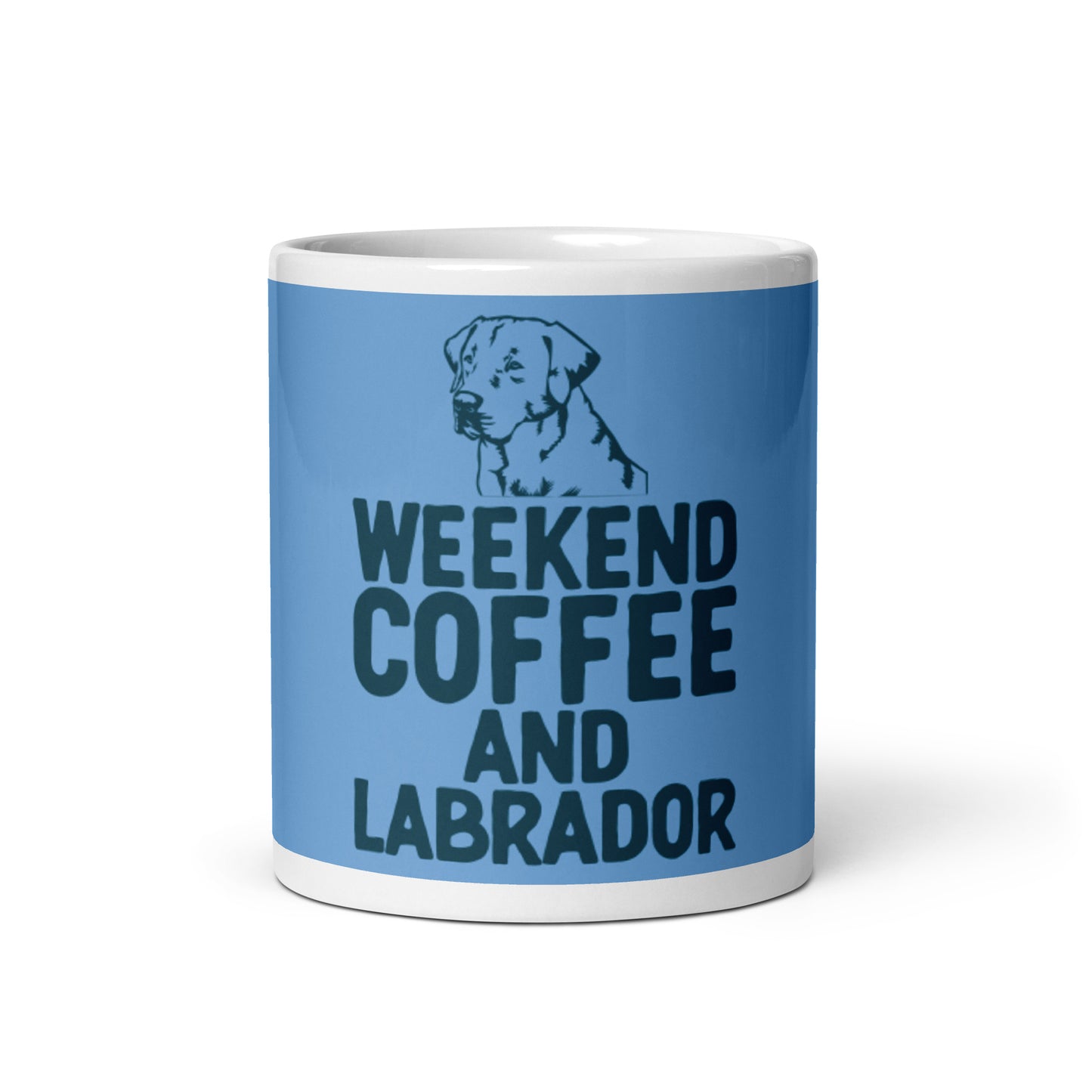 Weekend coffee and  labrador mug