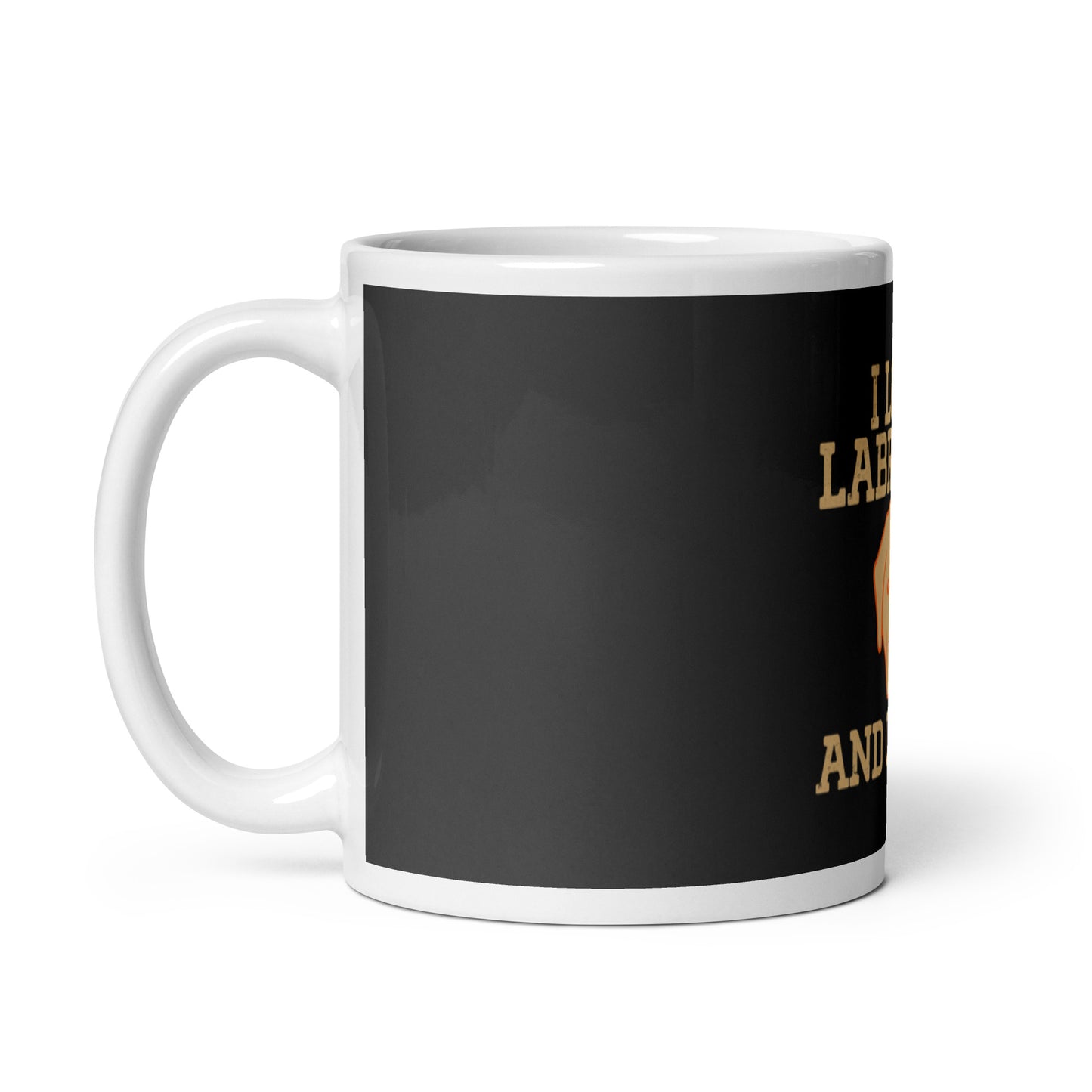 I Love Labrador and Coffee mug