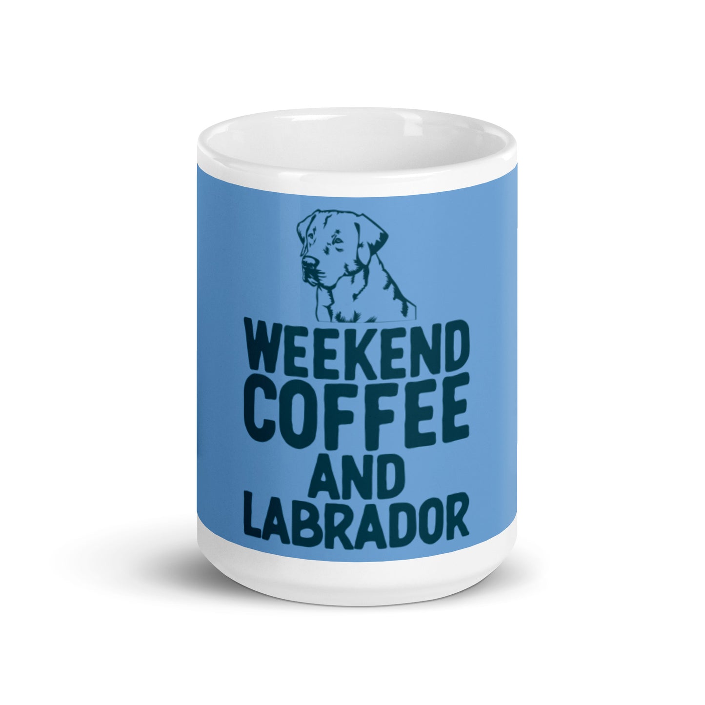 Weekend coffee and  labrador mug